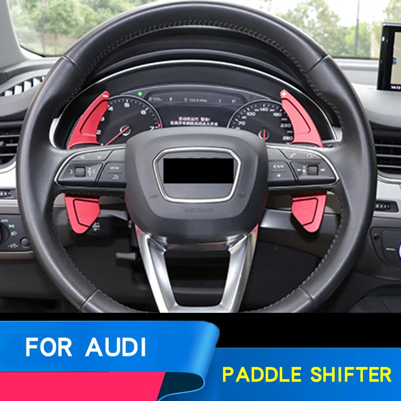 Для Audi A3/A4/A5/A6/A7/A8/S3/S5/Q3/Q5/Q7 изменение руль сдвиг весло интерьера аксессуары