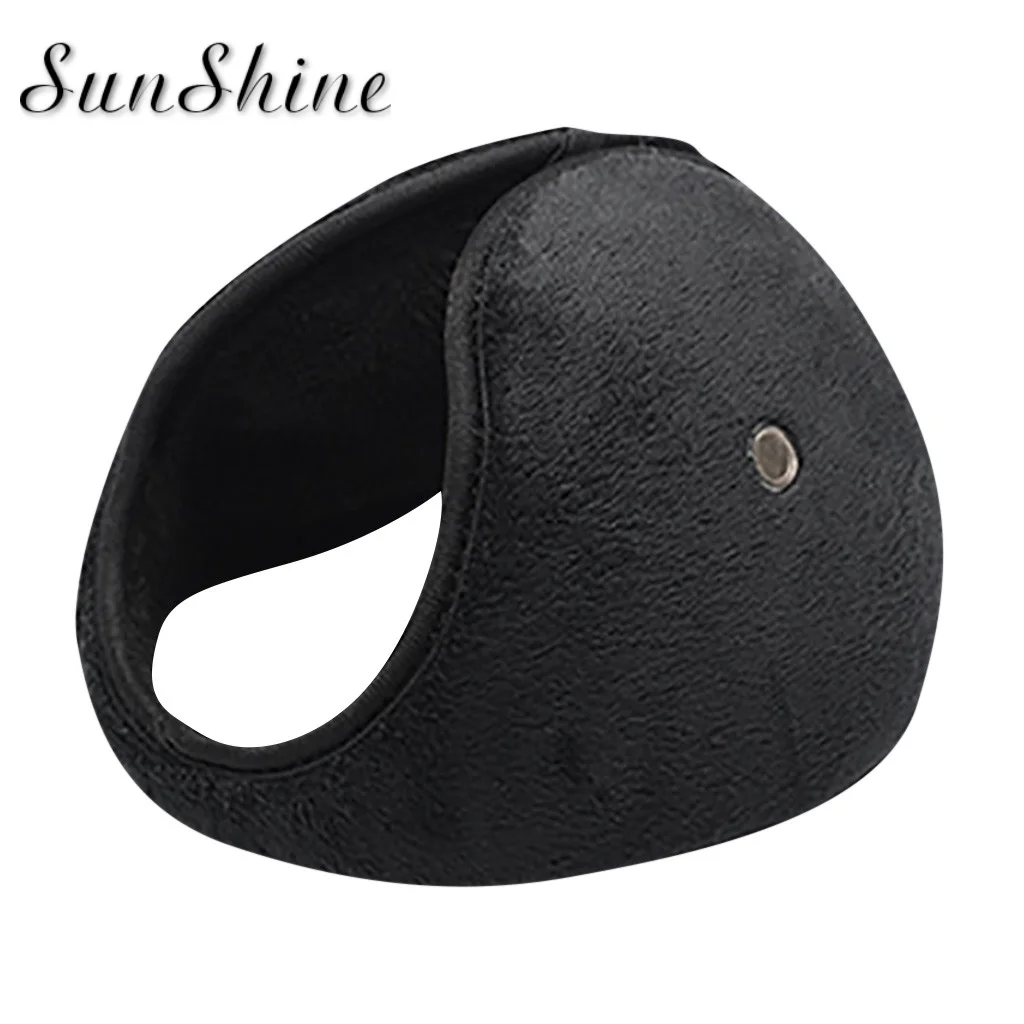 Новинка 2019 модные наушники унисекс зимние теплые утолщенные сзади плюшевая