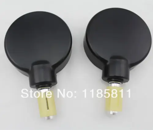 Черные 7/8 дюйма 22 мм боковые зеркала заднего руля для мотоцикла Honda Yamaha Kawasaki Suzuki KTN