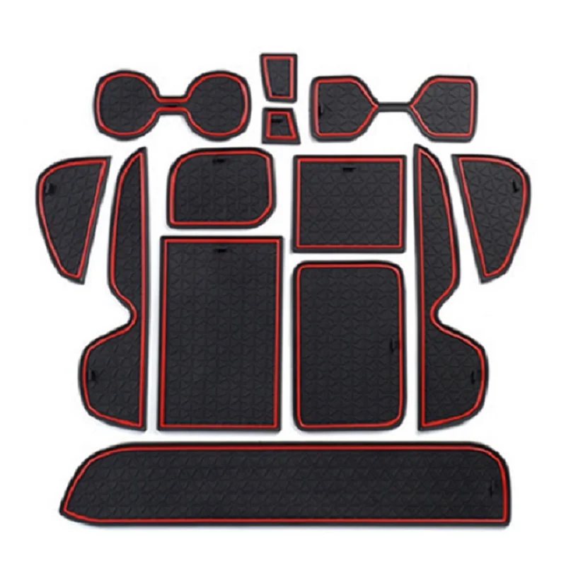 Противоскользящая резиновая подушка для автомобильной двери красная прокладка