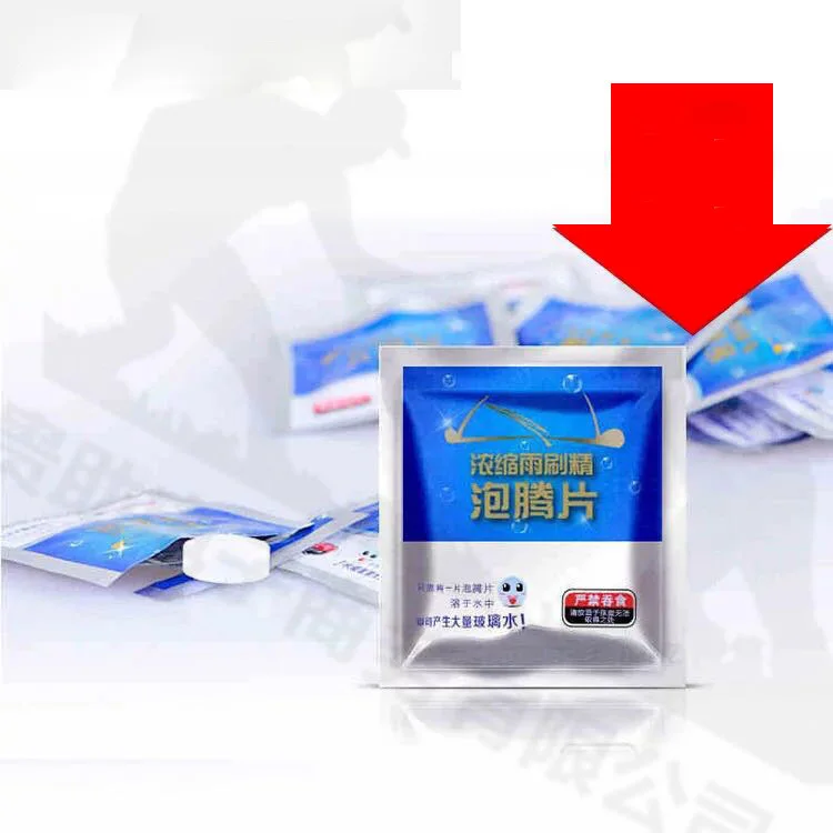 

35 Pcs (1Pc=4L) Car Windshield Wiper Glass Washer Auto Solid Cleaner Compact Effervescent Tablets Window Repair Auto Accessories