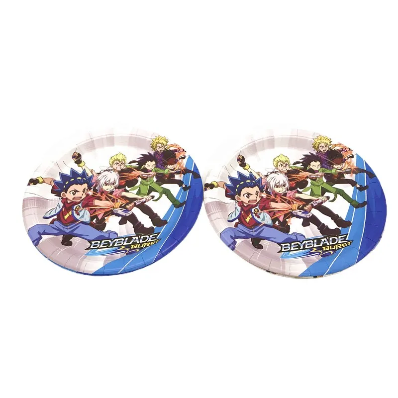 

10pcs Disposable Paper Plates Beyblade Theme Party Decorations Beyblade Birthday Party Supplies Beyblade Theme Paper Plate Suppl