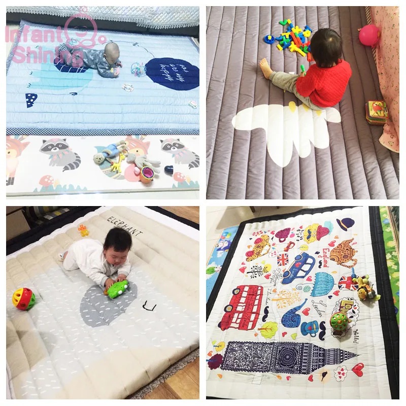 Коврик детский игровой 140x195x2 5 см с возможностью машинной стирки|baby play mat|mat childplay