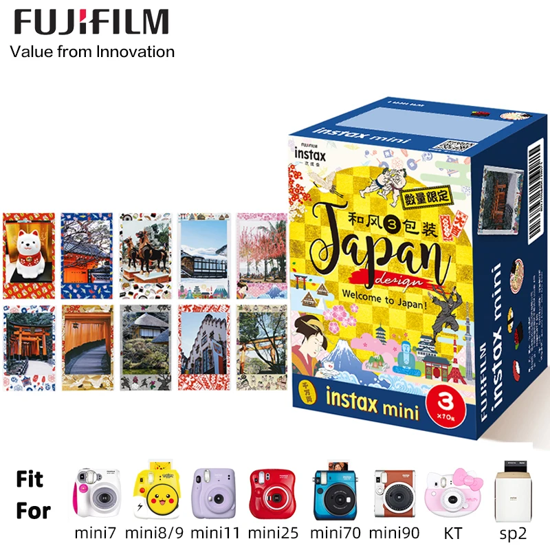 Instax Mini японский фильм 10-30 листов для камеры Fujifillm Instant 11 9 8 7s SP-1/2 принтера |