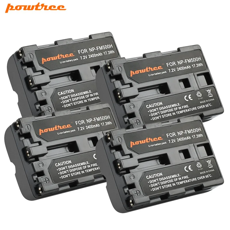 Аккумулятор Powtree для камеры Sony A57 A58 A65 A77 A99 A550 A560 A580 2400 мАч + зарядное устройство