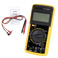dt9205a professional digital lcd multimeter electric handheld ammeter voltmeter resistance capacitance tester ac dc