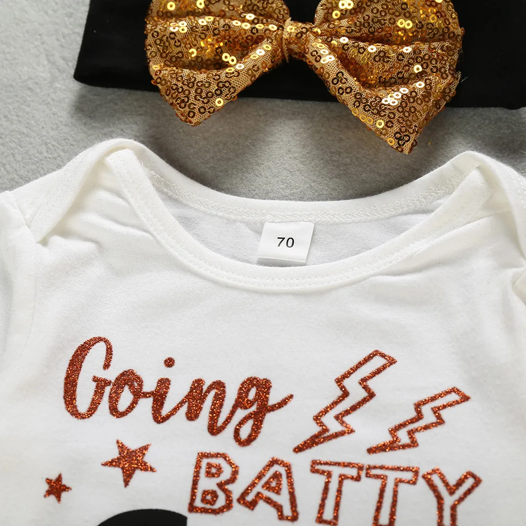 Детский комбинезон на Хэллоуин для маленьких девочек топы Однотонная юбка пачка