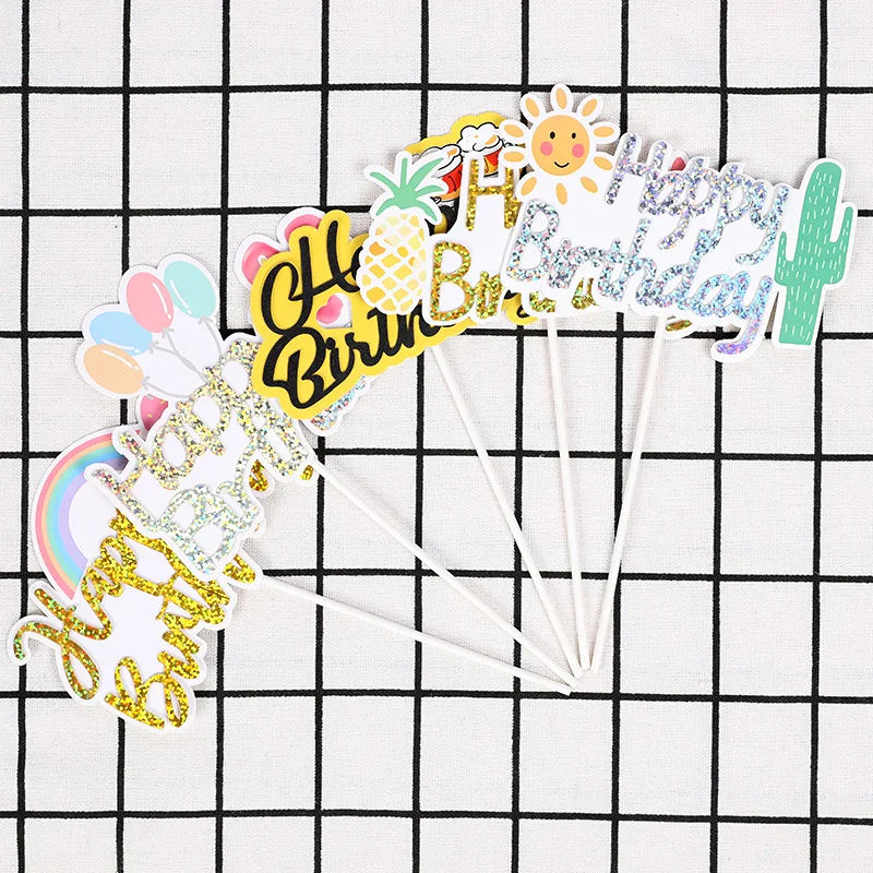 Вечерние украшение торта выпечки летнее платье с радугой воздушным шаром