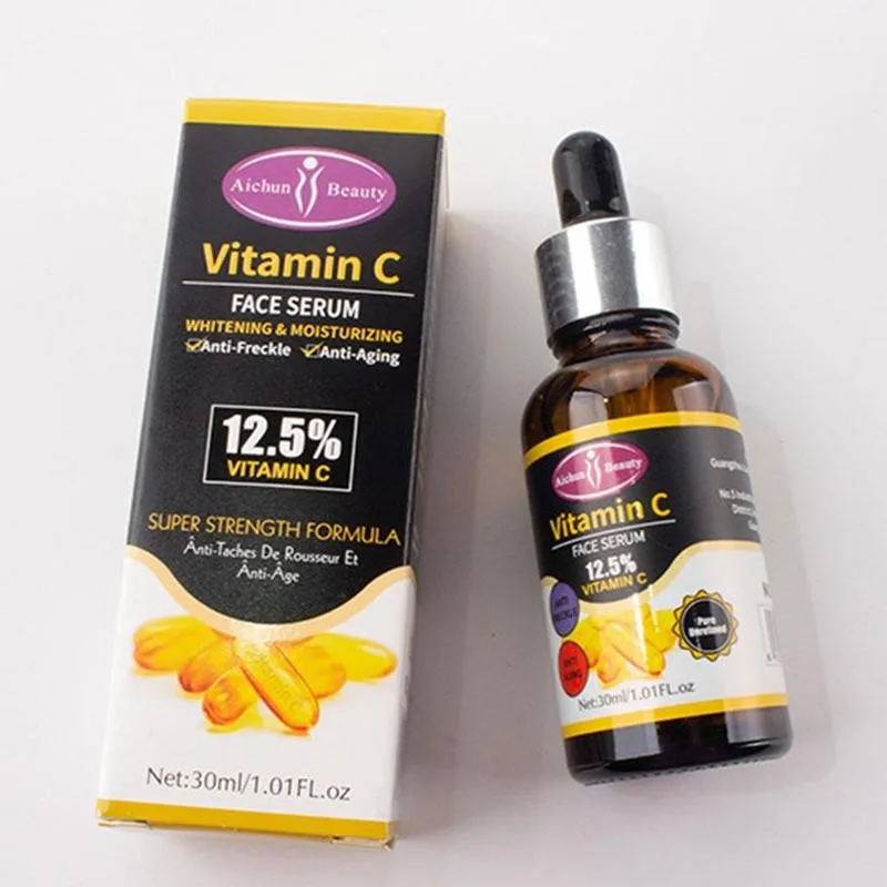 

12.5% Vitamin C Serum Essence Professional Liquid Whitening Lighten Brightening Anti-Aging Serum Care Melanin Skin O0N3