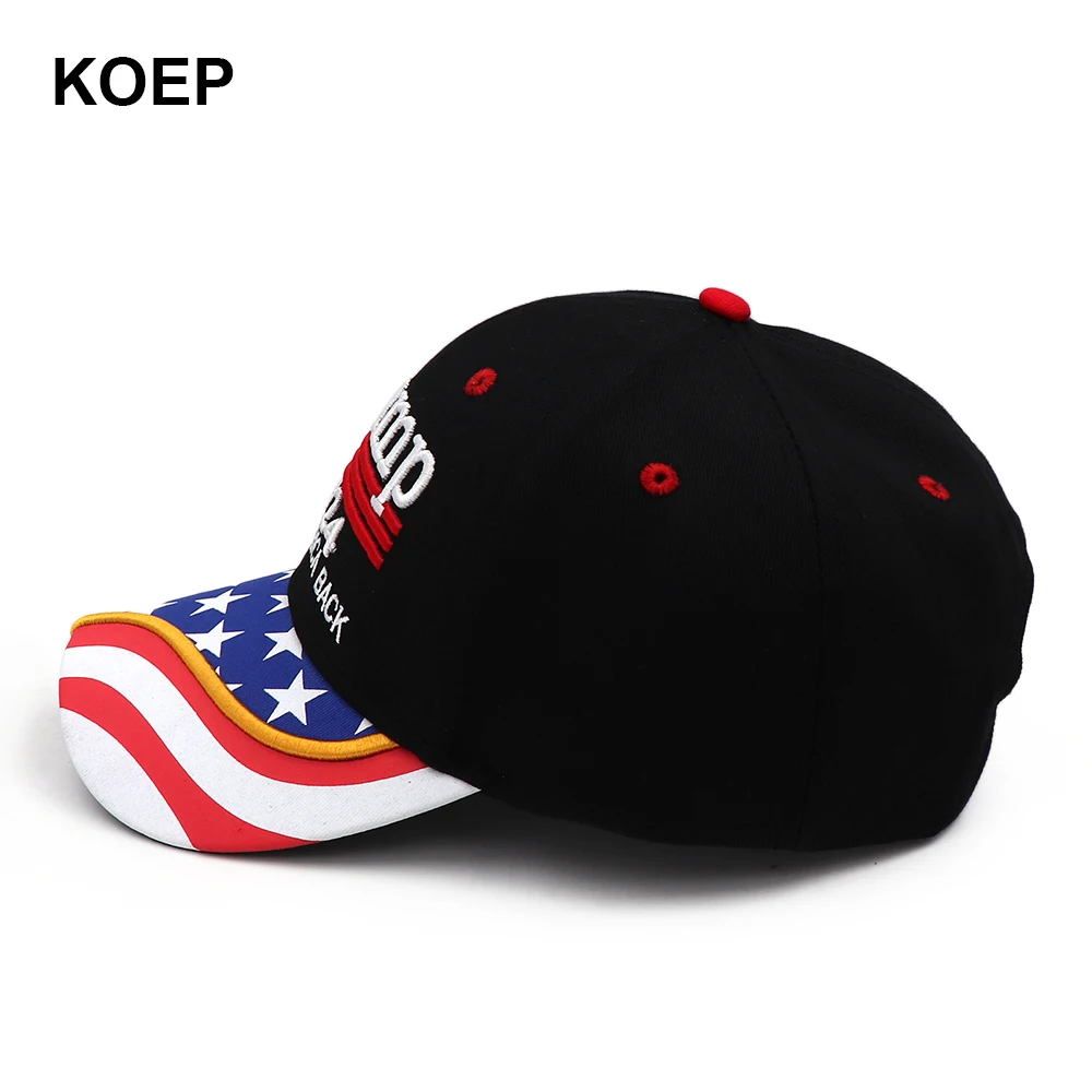 Новинка 2024 Кепка с флагом США бейсболка американским Снэпбэк вышивкой 3D оптом