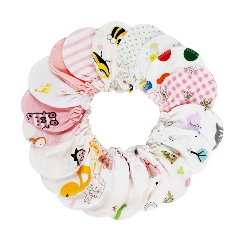 2020 New 10 Pair/Sets Baby Gloves for Newborn Mittens Cotton Super Soft Cute Anti Scratching Accessories | Детская одежда и обувь