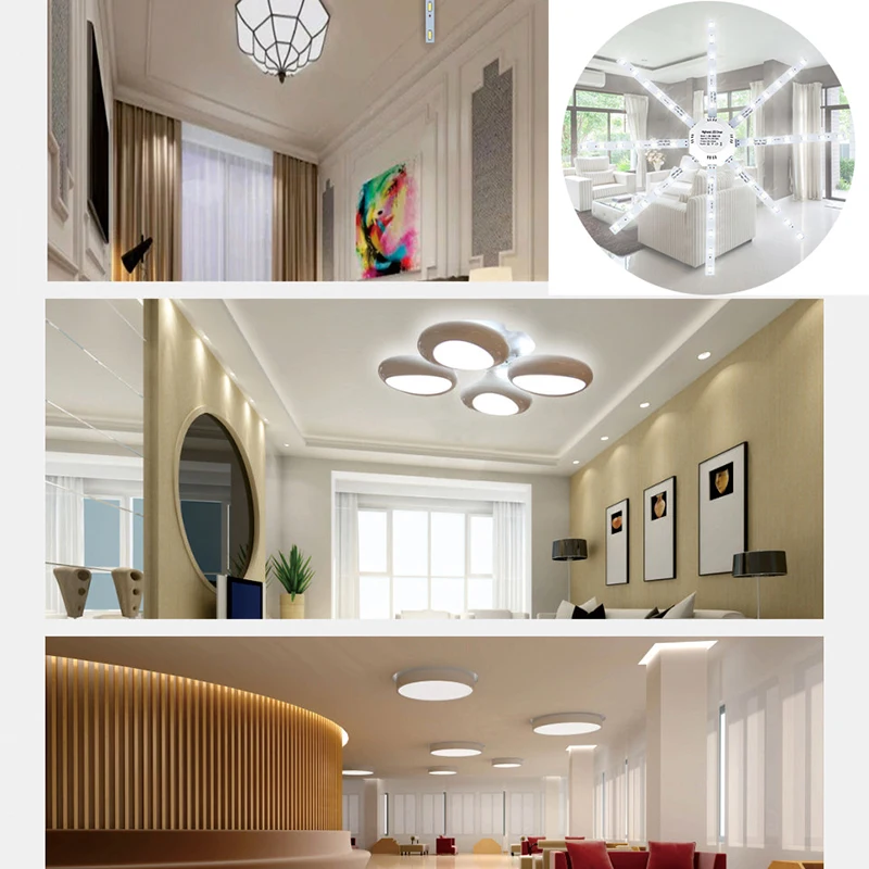 Потолочный светильник-источник 12 Вт 16 20 24 светодиодный потолочный светильник