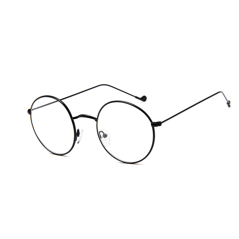 Женские очки в металлической оправе стиле ретро классические винтажные с