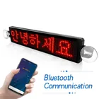 Светодиодная вывеска, 12 В, программируемый через Bluetooth светодиодный одов, беспроводной дисплей, граффити, текст, матрица, информация, плоский дисплей, прокручиваемый текст