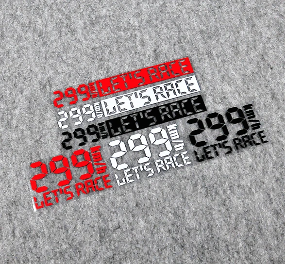 Наклейка на гоночный автомобиль стол с экстремальной скоростью 299 км | Автомобили