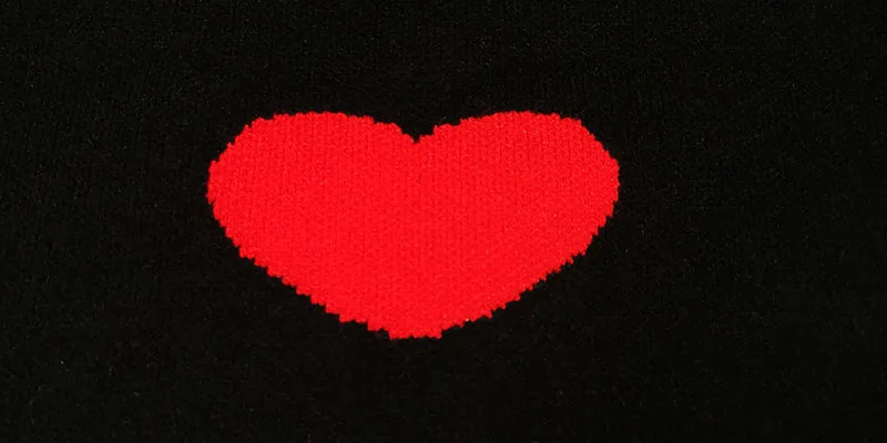 Vintage Oversized Sweater Women and Pullovers O neck Sweet Heart Letters Printed Pull Jumpers Long SLeeve Streetwear Knit Tops | Женская