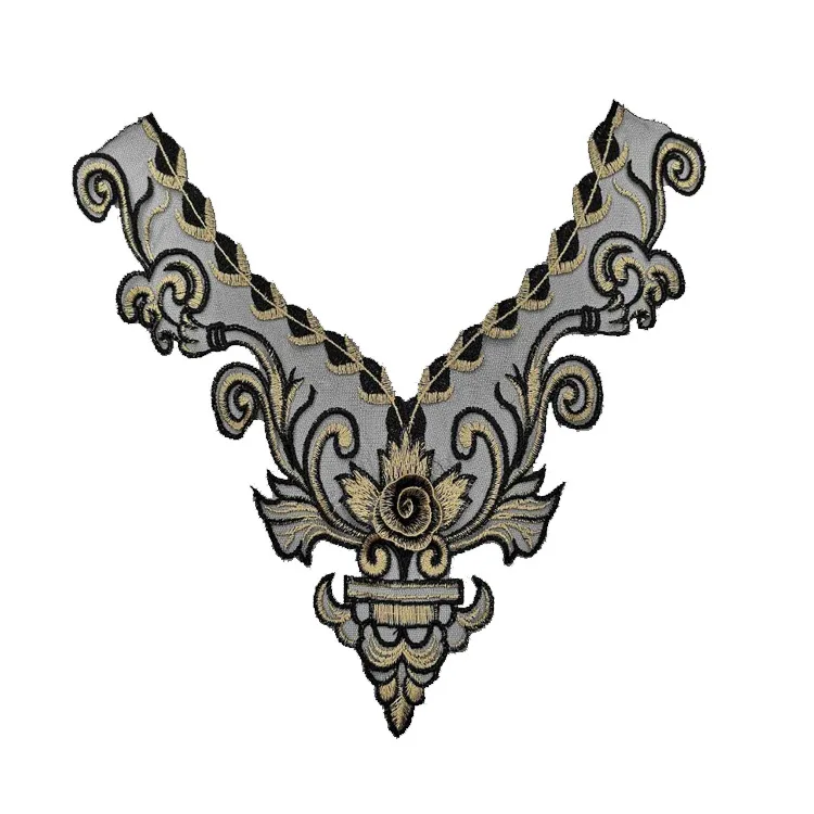 Новинка 2019 модная аппликация сделай сам Водорастворимая Вышивка украшение для