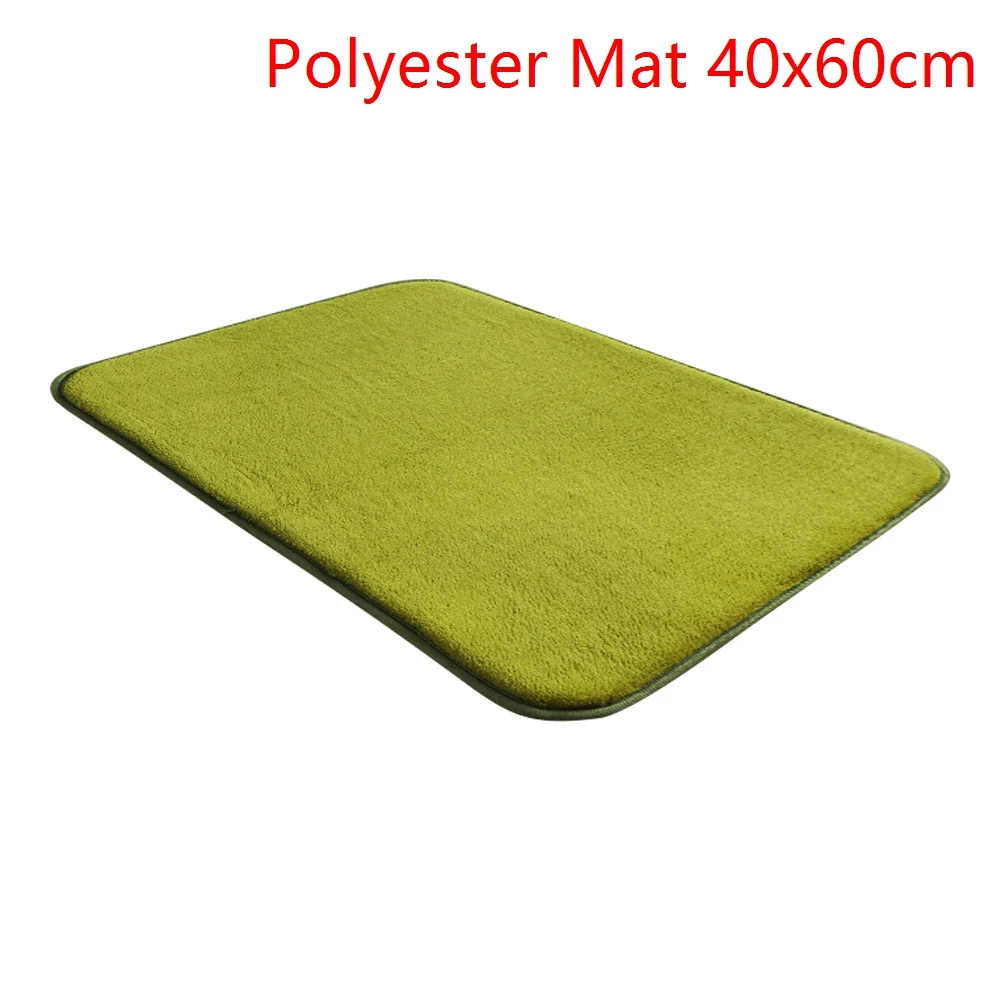 A-green 40x60cm Urijk коврик для ванной, нескользящий коврик для ванной комнаты, Впитывающий Коврик из пены с эффектом памяти, коврик для ванной, кухонный дверной пол, коралловый флис, 40*60/50*80 см - Цвет: A-green 40x60cm