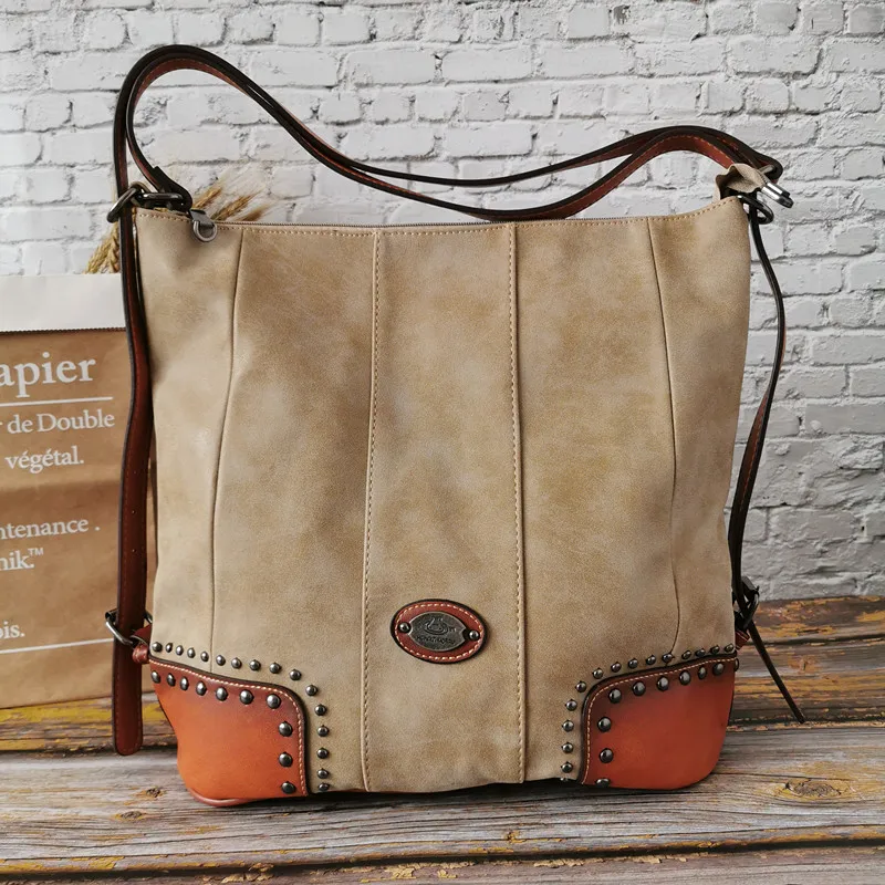 99507-Beige Женская кисточка, натуральная кожа, сумки для девушек, Ретро стиль, Большая вместительная сумка через плечо, роскошные дизайнерские сумки через плечо, женские сумки - Цвет: 99507-Beige