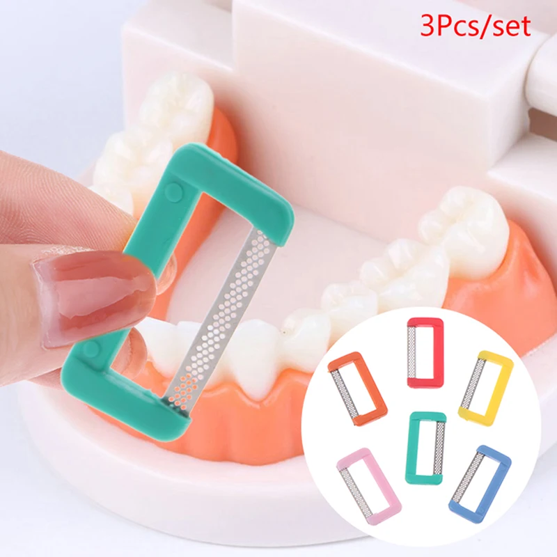 

3 шт. стоматологический ортодонтический интерпроксимальный эмаль полировка зубов эмаль редукционный инструмент