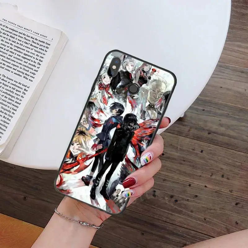 

Tokyo Ghoul Anime Pattern Phone Case For Xiaomi Redmi note 7 8 9 t max3 s 10 pro lite Luxury brand shell funda coque