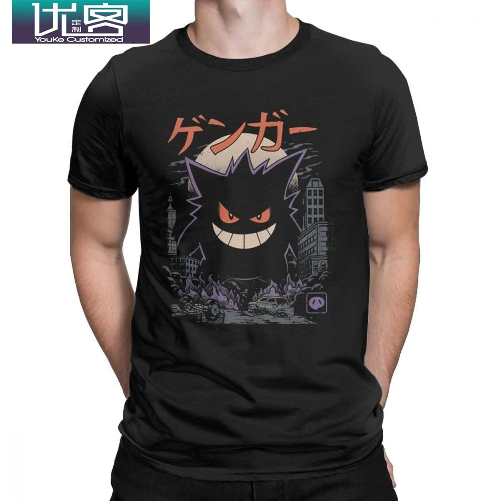 Gengar Kaiju одежда с покемоном в японском стиле модные футболки для мужчин новинка из