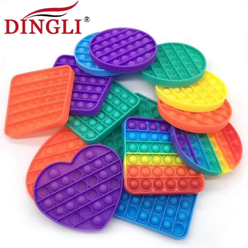 

Hot Adult Kids Fitget Toys Popite Game Push Fidget Sensory Toy Autism Special Needs Stress Reliever Popoit Figet Speelgoed Gifts