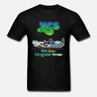 mens yes band tales from topographic oceans t shirt new authentic black