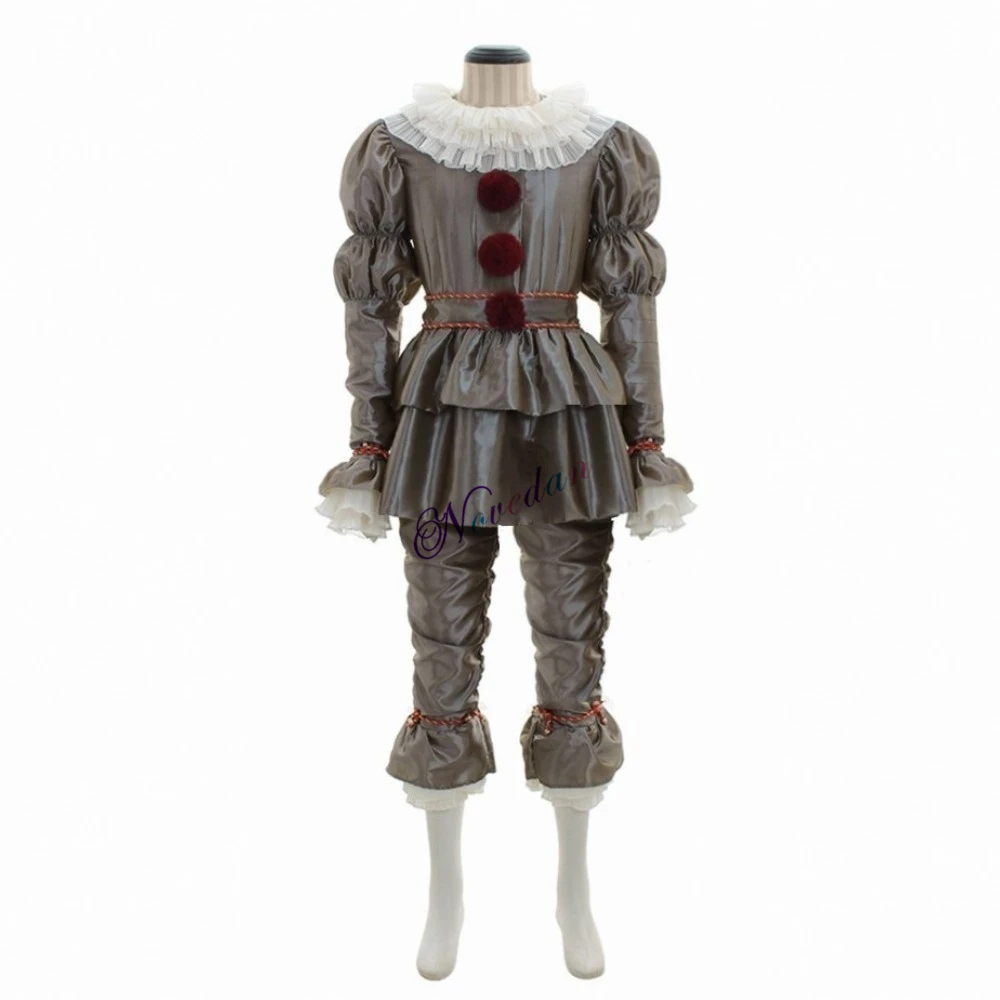 Клоун Косплей Стивен Кинг это Клоунский Костюм Взрослые Мужчины Женщины Необычные Хэллоуин костюм ужасного призрака Бэтмен Джокер мужская маска для взрослых