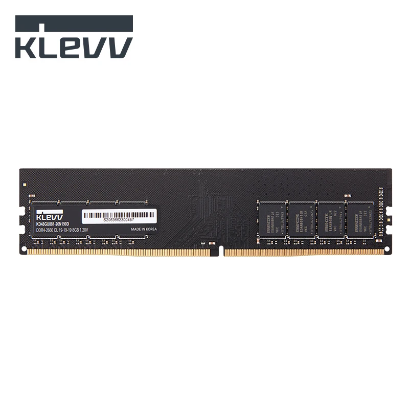 

Модуль памяти KLEVV 8 Гб 16 Гб DDR4 ОЗУ 2666 МГц DIMM для настольного ПК с чипами SK Hynix 288 Pin 1,2 в модуль памяти RAM DDR4