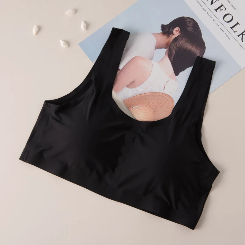 

Бюстгальтер пуш-ап, Шелковый, с V-образным вырезом, без косточек, спортивный, 2021, 4 вида цветов, размера плюс