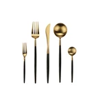 Набор столовых приборов Spklifey, столовые приборы из нержавеющей стали, золотистый столовый набор, нож, вилка, ложка, приблизительные детали