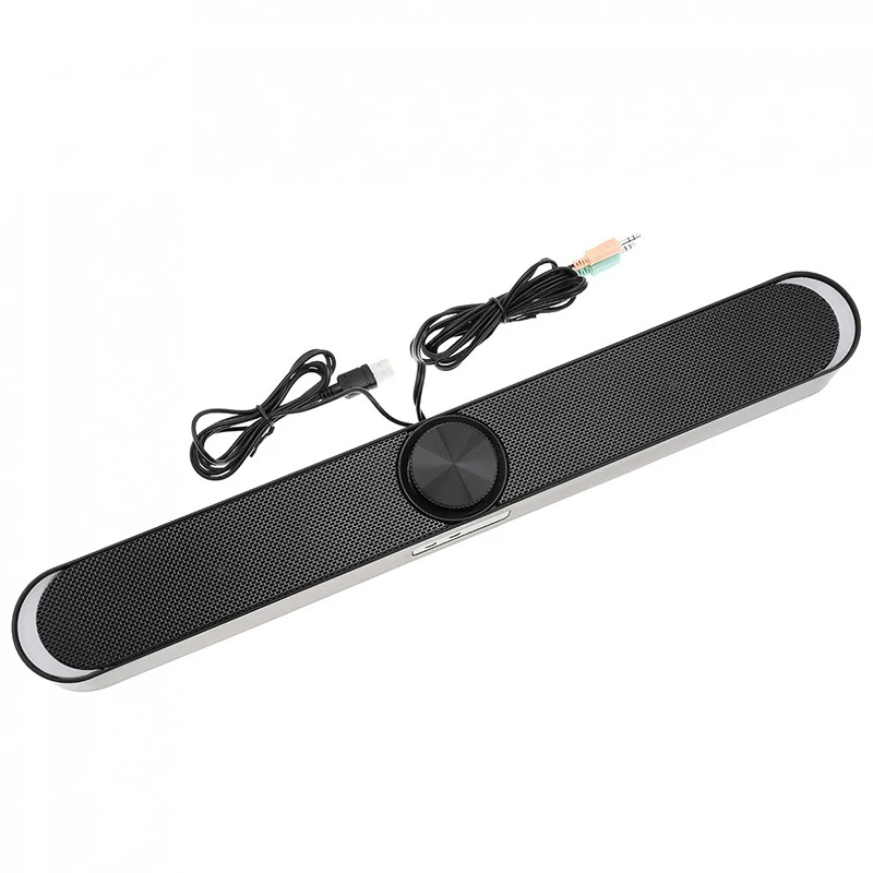 SADA Блютуз мультимедийная колонка для смартфона, компьютера и универсальная полоса со стерео окружающим звуком и микрофоном.