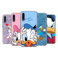 cartoon donald duck for samsung galaxy a30 s a40 s a2 a20e a20 s a10s a10 e a90 a80 a70 s a60 a50s transparent phone case