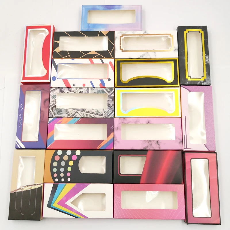 Новая голографическая коробка для ресниц 100 шт. мягкая бумажная упаковка