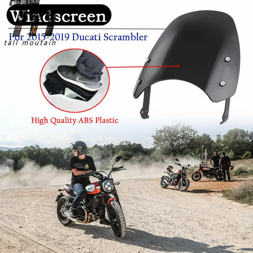 Ветрозащитные дефлекторы ветрового стекла для мотоцикла Ducati Scrambler 2015 2016 2017 2018 2019