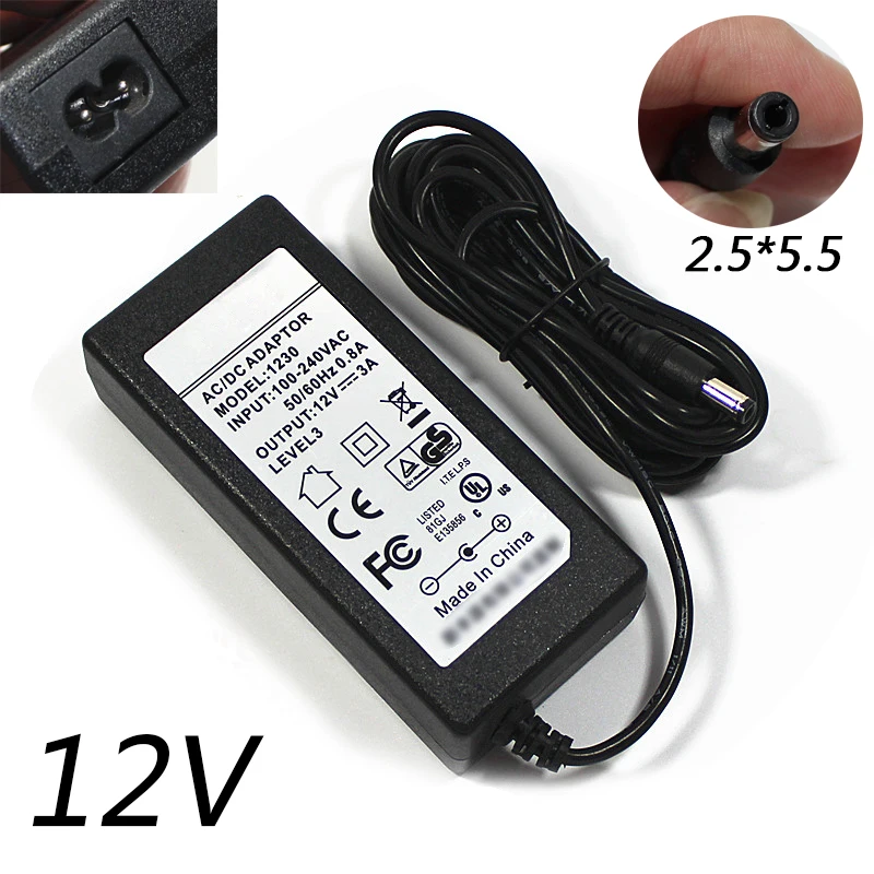 

Новинка, зарядное устройство для электрического пианино 12 В 2,5*5,5 мм с 88 кнопками для TG8840 TG8867 TG8848, адаптер питания