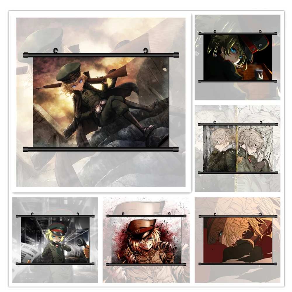 

Youjo Senki Saga of Tanya the Evil Tanya Degurechaff Anime Manga HD Print Wall Poster Scroll