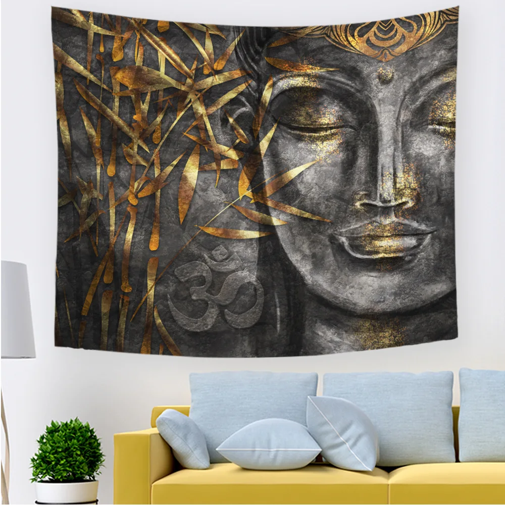 Настенные Подвески гобелены с Буддой Прямая поставка Настенная Наклейка для