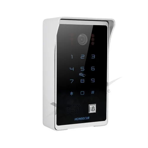 HOMSECUR 7 &quotБез Рук Видеодомофон Интерком Безопасности + Белый Монитор: TC011 W TM704