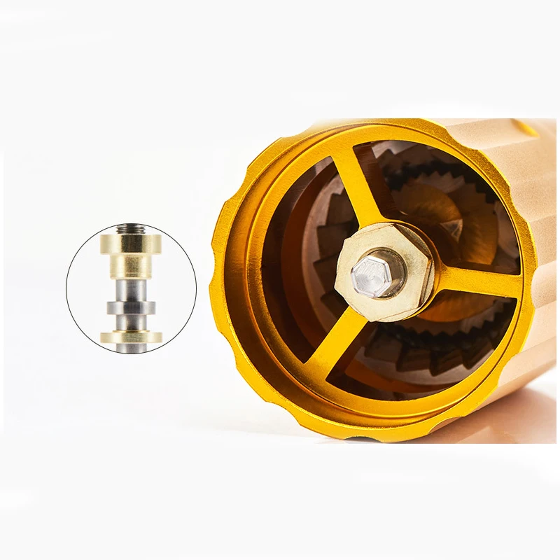 売却 ミニステンレス鋼のコーヒーグラインダー手マニュアル手作りコーヒー豆バリグラインダーミルキッチンツールグラインダー