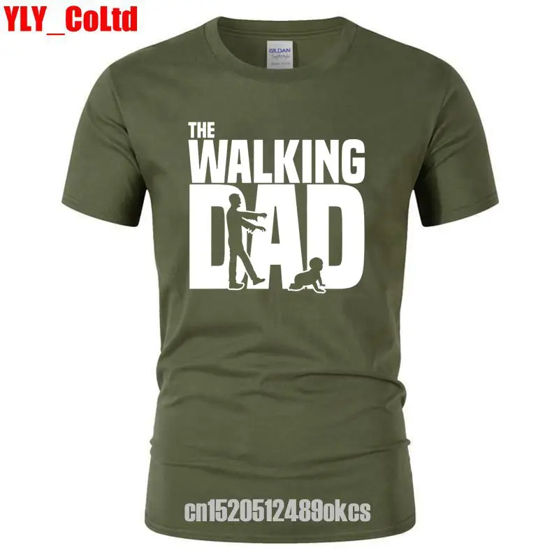 Брендовая футболка Omnitee The Walking Dad Мужская топы повседневные футболки на День отца