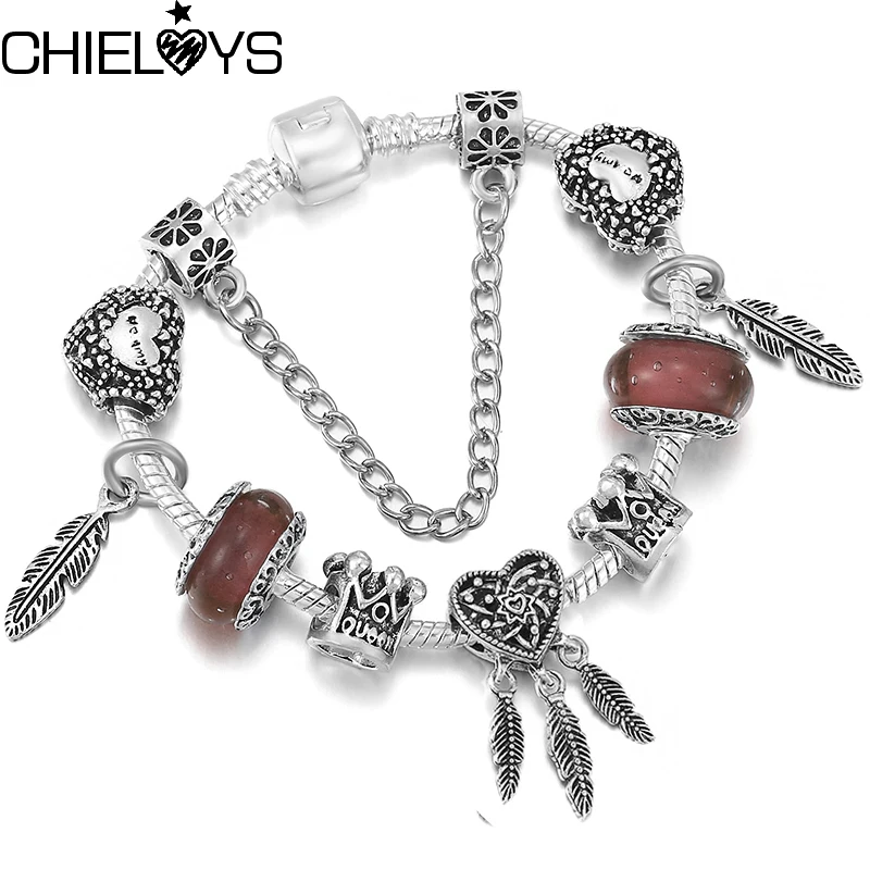 

Женский браслет из серебра 2021 пробы, 5 цветов