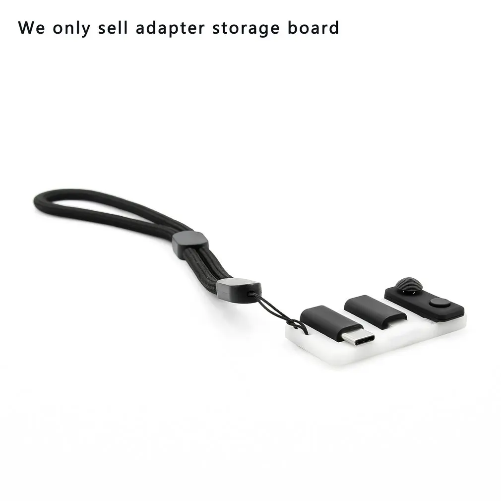 

Portable Adapter Storage Board Holder With Hand Strap Lanyard For STARTRC DJI OSMO Pocket2 Gimbal Camera Accessories