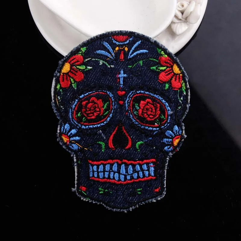 Нашивка Prajna в стиле панк байкерские термоклейкие нашивки для одежды вышитые на