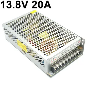 universal regulated dc 13 8v 20a 280w switching power supply monitoring security intercom access control system transformer free global shipping