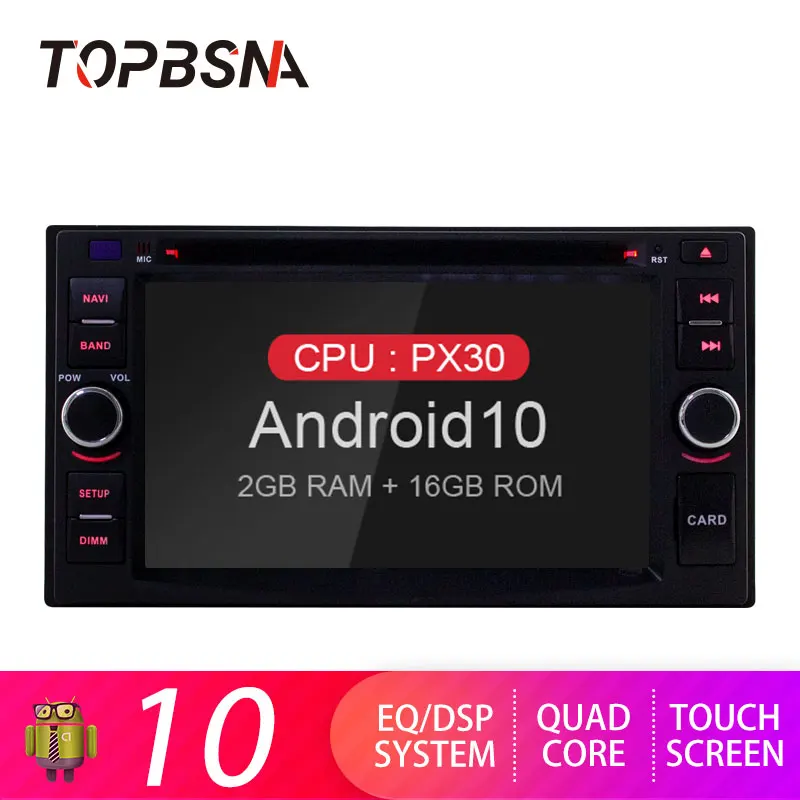 TOPBSNA Android 10 2 din автомобильный DVD плеер для KIA SORENTO SPORTAGE SPECTRA Седона звезда карнавала
