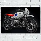 Мотоцикл 2018 B M W RnineT городские GS Superbike Холст Плакаты и принты настенная живопись для декора гостиной