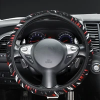car steering wheel cover without inner ring elastic band color rhyme fashion protective cover universal round 38cm handle cover