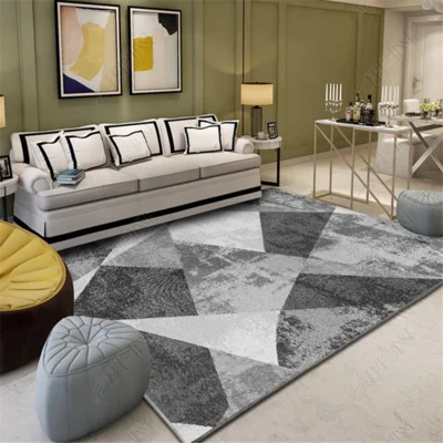 

Nordic Abstract Door Mat Living Room Carpets 3d Printing Soft Carpet/coffee Table Mat/bedroom Non-slip Absorbent Polyester Rug